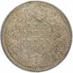 Silver Two Annas Coin of Victoria Queen of Bombay Mint of 1876.