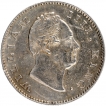 Silver Half Rupee Coin of King William IIII of Bombay Mint of 1835.