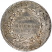 Silver Half Rupee Coin of King William IIII of Bombay Mint of 1835.