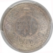 Silver Half Rupee Coin of King George V of  Bombay Mint of 1912.