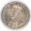 Silver Half Rupee Coin of King George V of Calcutta Mint of 1921.