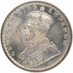 Silver Half Rupee Coin of King George V of Calcutta Mint of 1926.