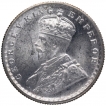 Silver Half Rupee Coin of King George V of Calcutta Mint of 1930.