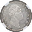 Silver One Rupee Coin of King William IIII of Calcutta Mint of 1835.