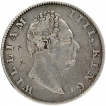 Silver One Rupee Coin of King William IIII of Calcutta Mint of 1835.