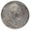 Silver One Rupee Coin of King William IIII of Calcutta Mint of 1835