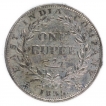 Silver One Rupee Coin of King William IIII of Calcutta Mint of 1835