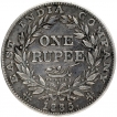 Silver One Rupee Coin of King William IIII of Bombay Mint of 1835.