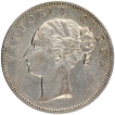 Silver One Rupee Coin of Victoria Queen of Madras Mint of 1840.