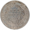 Silver One Rupee Coin of Victoria Queen of Calcutta Mint of 1840.