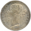 Silver One Rupee Coin of Victoria Queen of Madras Mint of 1840.