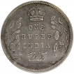 Silver One Rupee Coin of King Edward VII of Calcutta Mint of 1903.