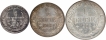 Silver Coins of Kaiser Wilhelm II of German East Africa.