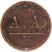 Extremely Rare Copper Token of Anglo American direct tea trading company.