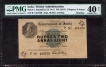 Extremely Rare Two Rupees and Eight Annas Note of King George V signed by M.M.S. Gubbay of 1918.