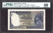 Ten Rupees Bank Note of King George V Signed by J B Taylor of 1937.