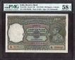 Extremely Rare One Hundred Rupees Bank Note of King George VI signed by C.D. Deshmukh of 1943.