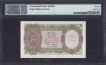 Extremely Rare Burma Five Rupees Note of King George VI Signed by C D Deshmukh of 1945.