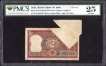 Error Two Rupees Note of Republic India.