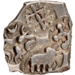 Punch Marked Silver Half Karshapana Coin of Vidarbha Janapada.