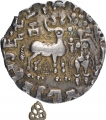 Silver Drachma Coin of Amoghbuti of Kuninda Dynasty.