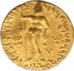 Gold Dinar Coin of Vima Kadphises of Kushan Dynasty.