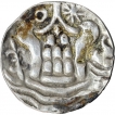 Silver Forty Eight Rattis Coin of Funan Kingdom of Burma.