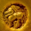 Gold Scyphate Pagoda Coin of Someshvaradeva of Chhindaka Nagas of Chakrakota.