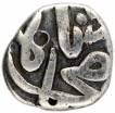 Silver One Sixth Tanka Coin of Muhammad Shah I of Bahmani Sultanate.