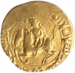 Gold Fractional Tanka of 40 Rati of Bengal Sultanate.