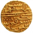 Exceedingly Rare Gold Mule Dinar Coin of Kashmir Sultanate.