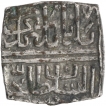 Silver Half Tanka Coin of Rana Sangram of Mewar of Malwa Sultanate.