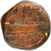 Copper Dam Coin of Akbar of Srinagar Mint of Shahrewar Month.