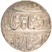 Silver One Rupee Coin of Alamgir II of Najibabad Mint.