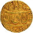 Gold Mohur Coin of Ahmadnagar Farrukhabad Mint of Farrukhabad.