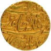 Gold Mohur Coin of Ahmadnagar Farrukhabad Mint of Farrukhabad.