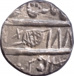 Silver One Rupee Coin of Multan Mint of Sikh Empire.