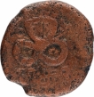 Copper Two Kasu Coin of Rani Parvathi Bai of  Travancore.