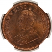 Bronze Half Pice Coin of King George V of Calcutta Mint of 1922.