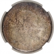 Silver Quarter Rupee Coin of King Edward VII of Calcutta Mint of 1904.