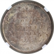 Silver One Rupee Coin of King Edward VII of Calcutta Mint of 1903.