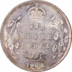 Silver One Rupee Coin of King Edward VII of Bombay Mint of 1904.