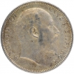 Silver One Rupee Coin of King Edward VII of Bombay Mint of 1907.