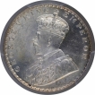 Silver One Rupee Coin of King George V of Bombay Mint of 1912.