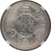 Silver One Rupee Coin of King George V of Bombay Mint of 1914.