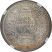 Silver One Rupee Coin of King George V of Calcutta Mint of 1915.