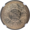 Silver One Rupee Coin of King George V of Bombay Mint of 1922.