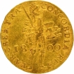 Gold One Ducat Coin of Netherlands of 1800.