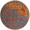 Copper Recruitment Token of Soho Mint of East India Company.