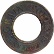 Brass One Rupee Grain Token of Bengal Famine 1874.